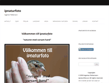 Tablet Screenshot of ipnaturfoto.se